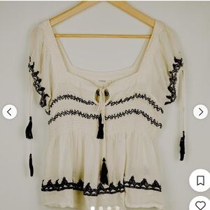 Tularosa Ivory Blouse